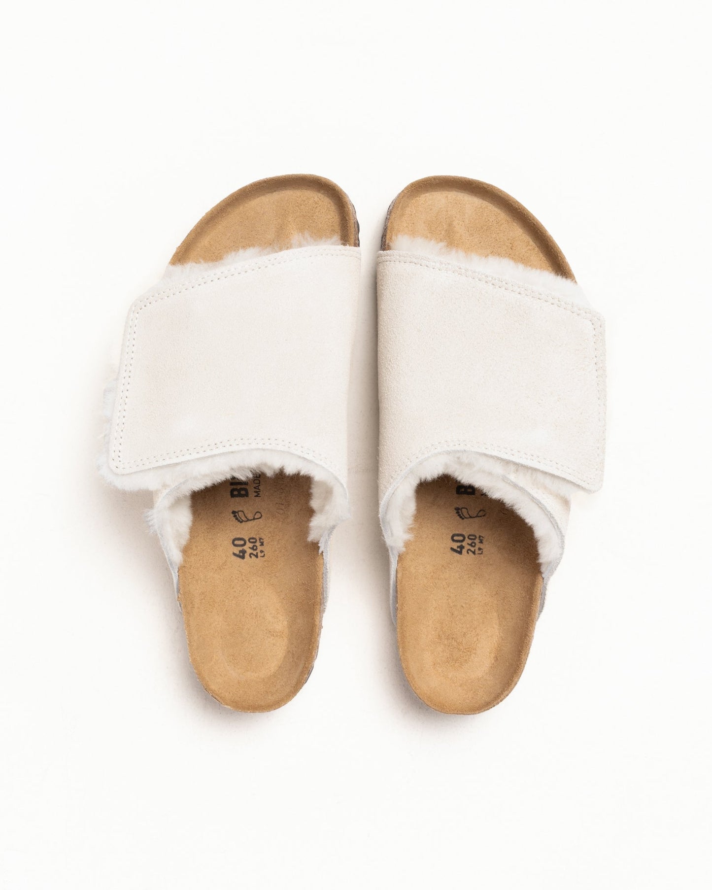 STÜSSY & BIRKENSTOCK SOLANA SHEARLING SLIDE