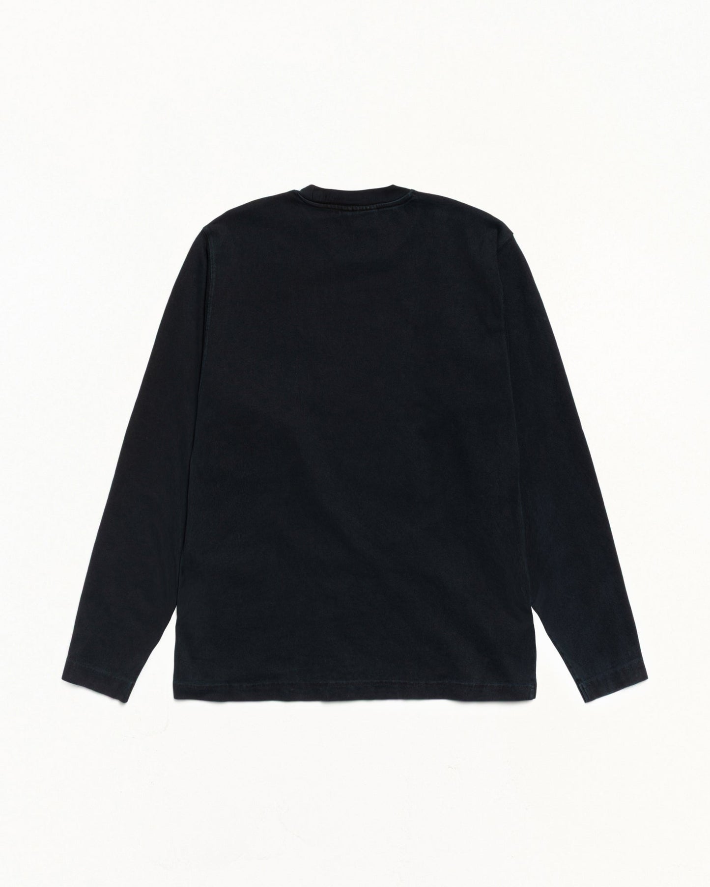 DYED LS MOCK NECK TEE