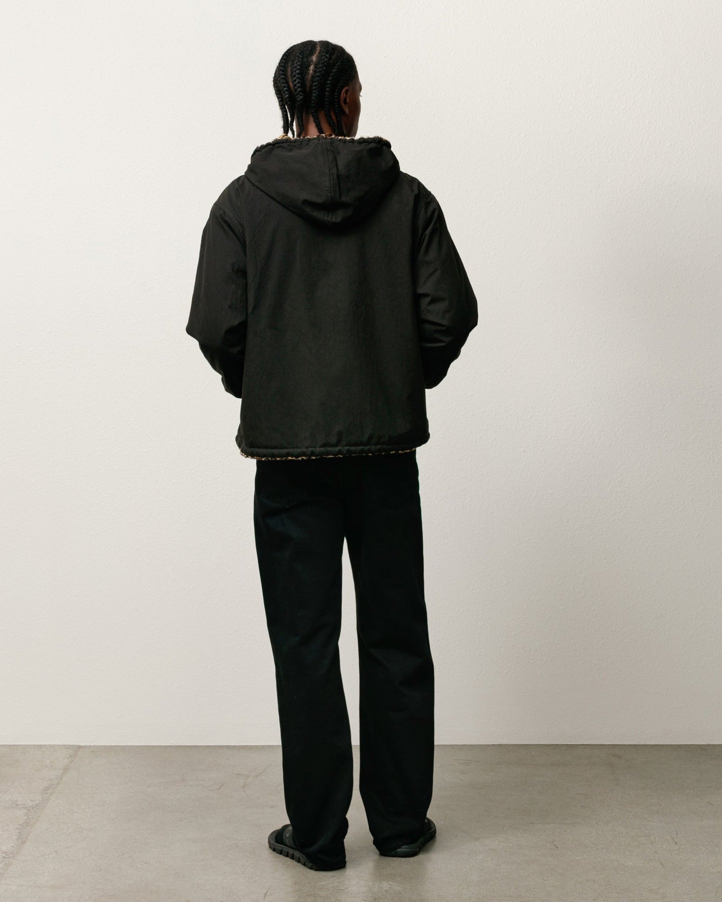 REVERSIBLE HOODED JACKET