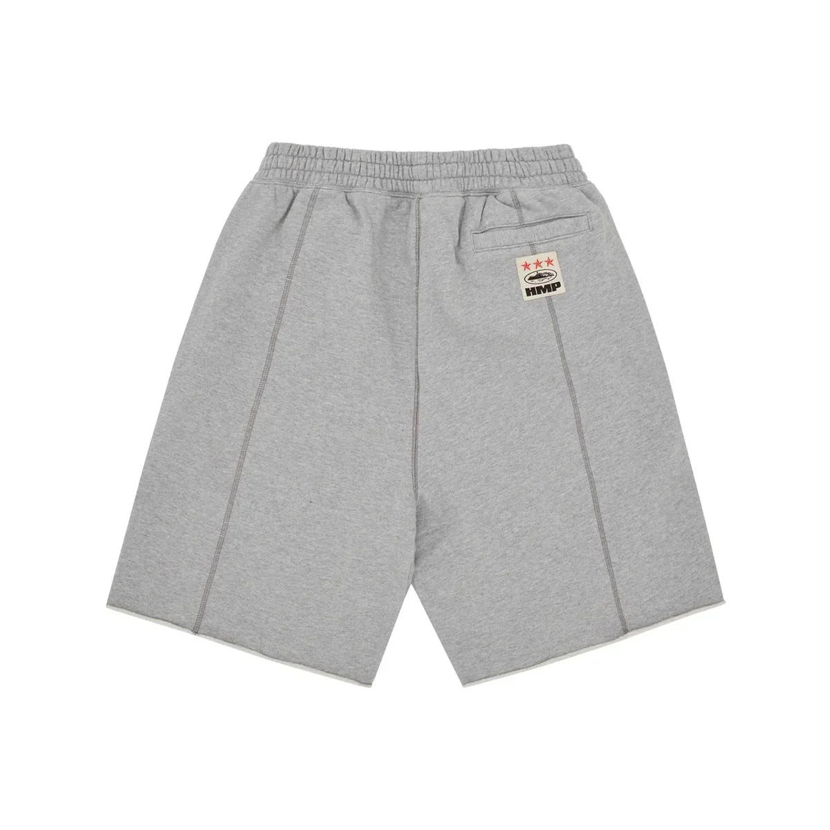 Corteiz HMP Raw Hem Shorts Heather Grey