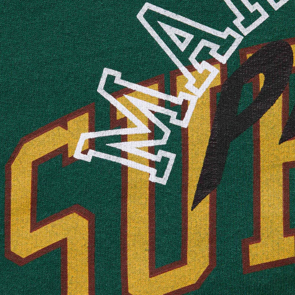 Supreme x MM6 Maison Margiela Zip Up Hooded Sweatshirt Dark Green