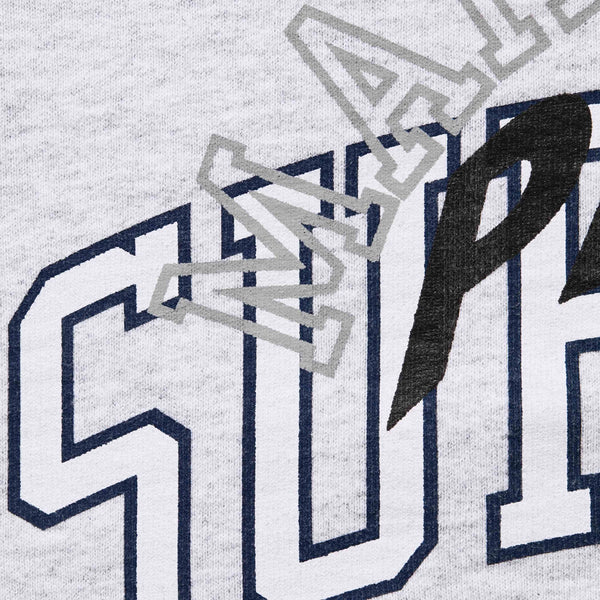 Supreme x MM6 Maison Margiela Zip Up Hooded Sweatshirt Ash Grey