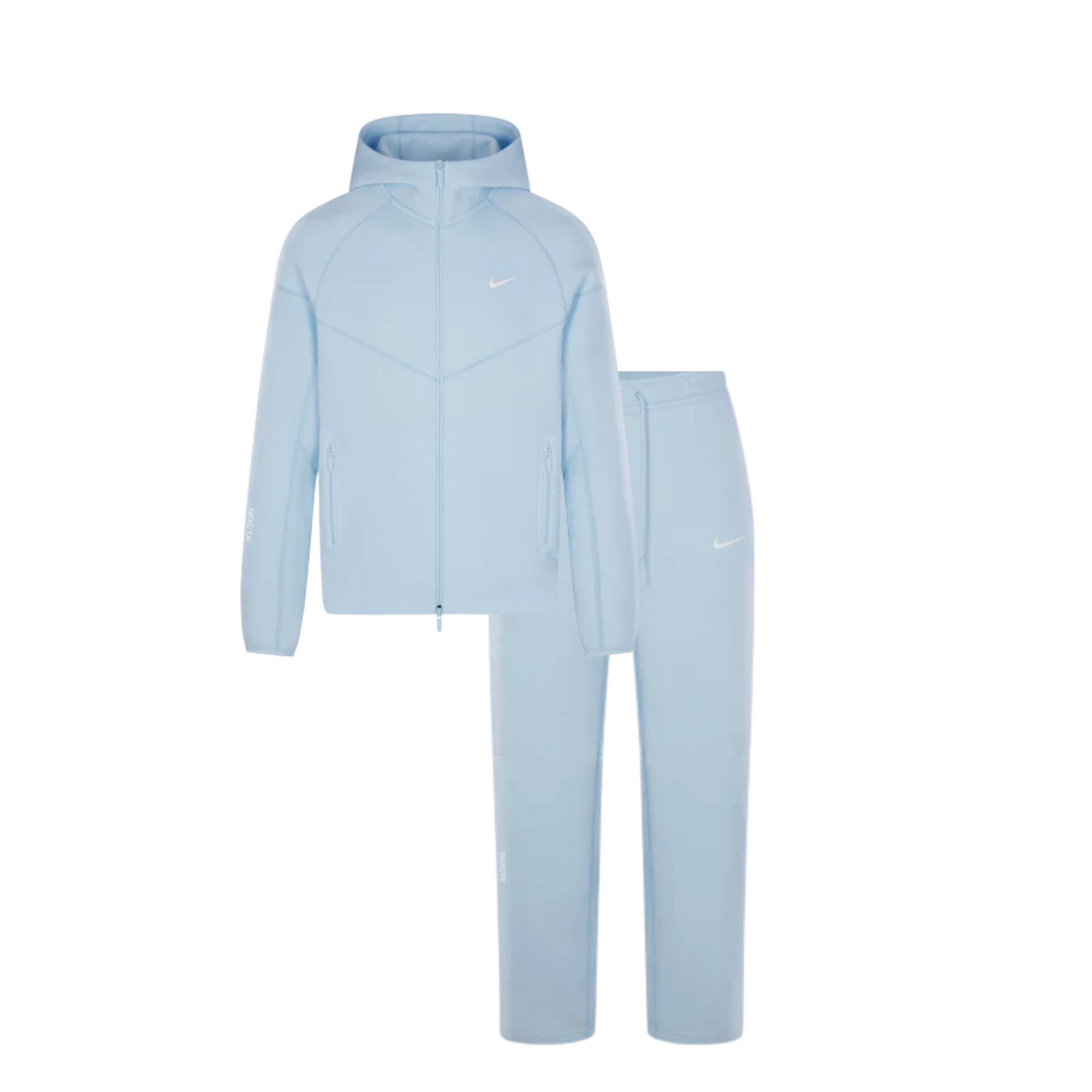Nike x NOCTA Tech Fleece Open Hem Tracksuit Cobalt Blue Tint