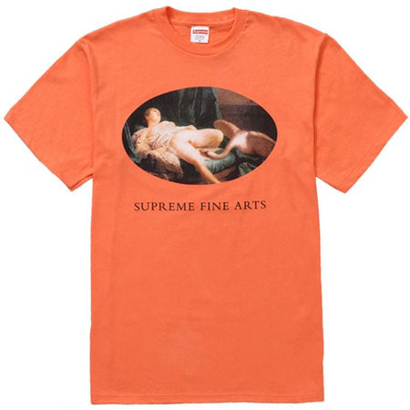 Supreme Leda and the Swan Tee- Neon Orange