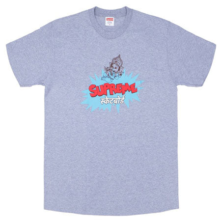 Supreme Ganesha Tee- Heather Grey