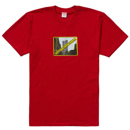 Supreme Greetings Tee- Red