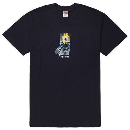 Supreme Ghost Rider Tee- Navy