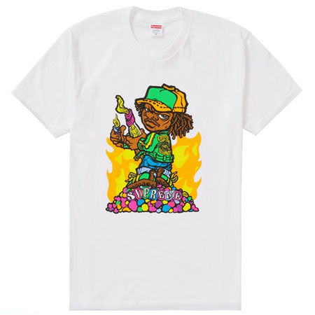 Supreme Molotov Kid Tee- White