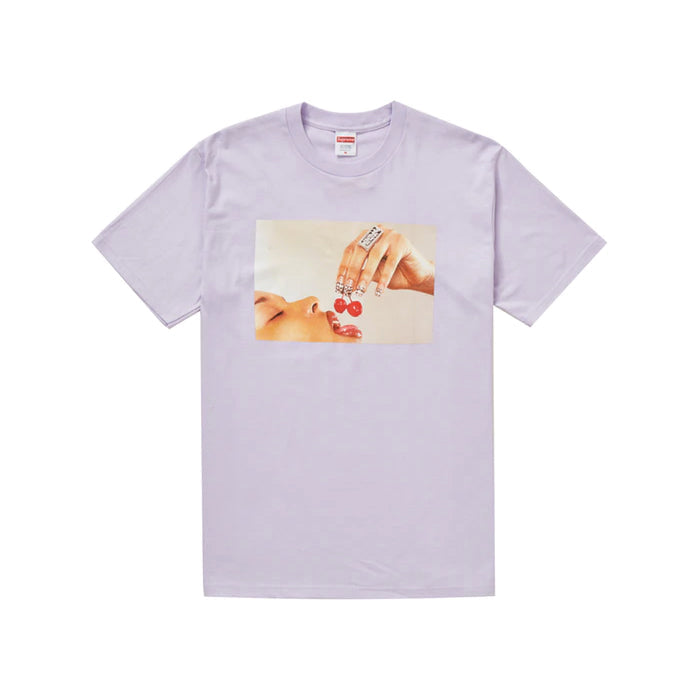 Supreme Cherries Tee- Light Purple