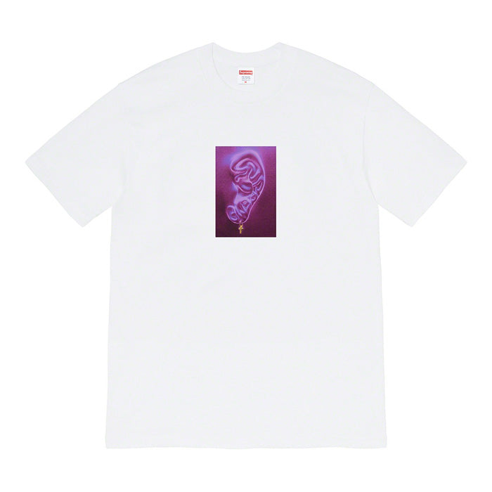 Supreme Ear Tee- White