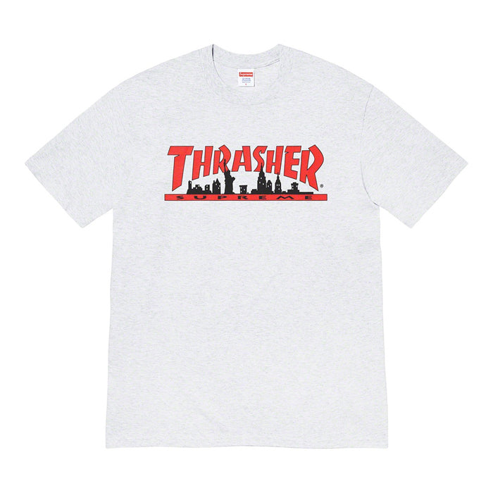 Supreme®/Thrasher® Skyline Tee- Ash Grey