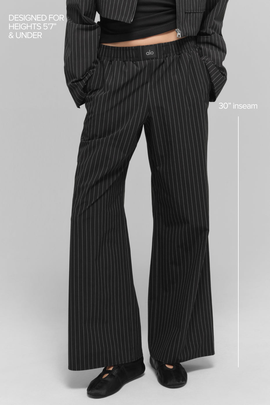 Pantalon Boxer Daylight à rayures fines