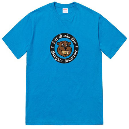 Supreme Life Sucks Die Tee- Bright Blue