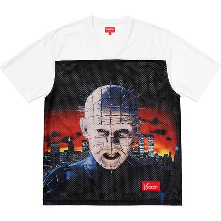 Supreme/Hellraiser Football Jersey- White