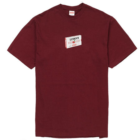 Supreme Luden's Tee- Burgundy