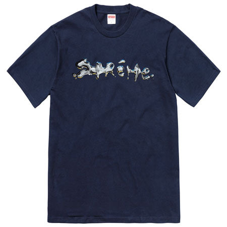 Supreme Liquid Tee- Navy