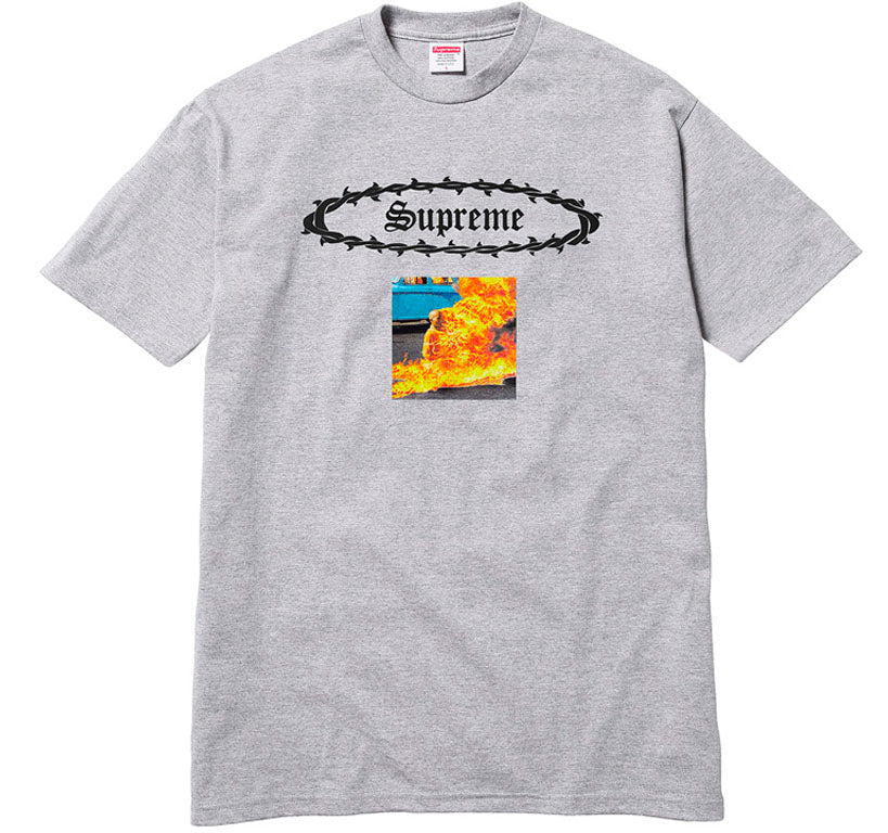 Supreme Burning Monk Tee- Grey