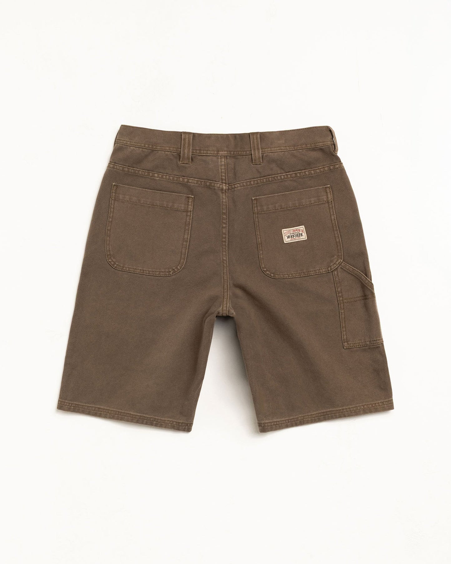 WASHED CANVAS WORK SHORT