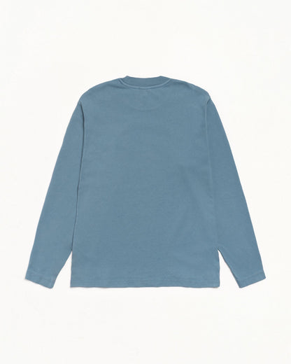 DYED LS MOCK NECK TEE