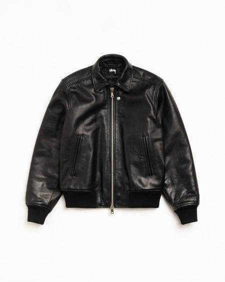 LEATHER FLIGHT JACKET