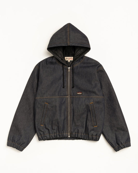 INSULATED WORK JACKET RAW DENIM