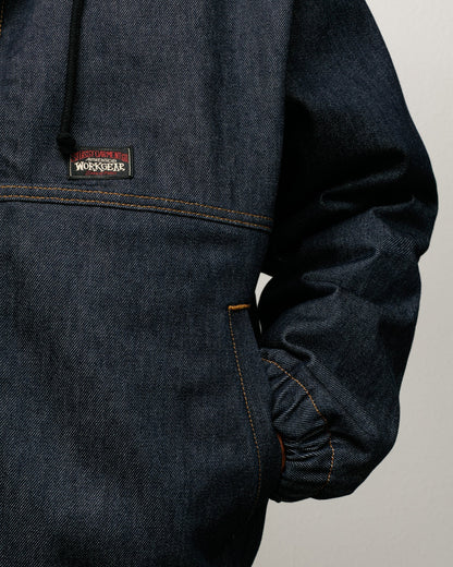 INSULATED WORK JACKET RAW DENIM