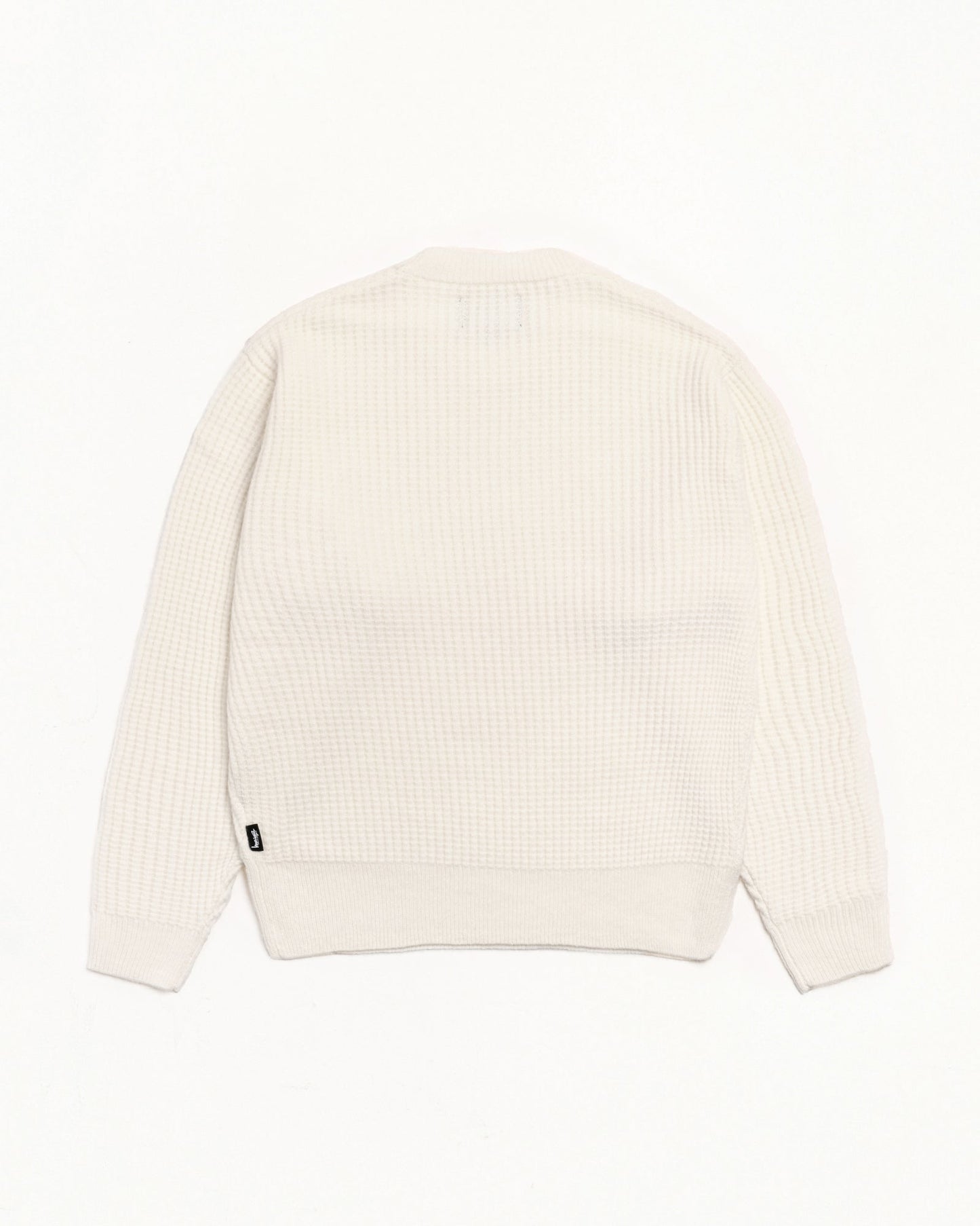 WAFFLE CASHMERE SWEATER