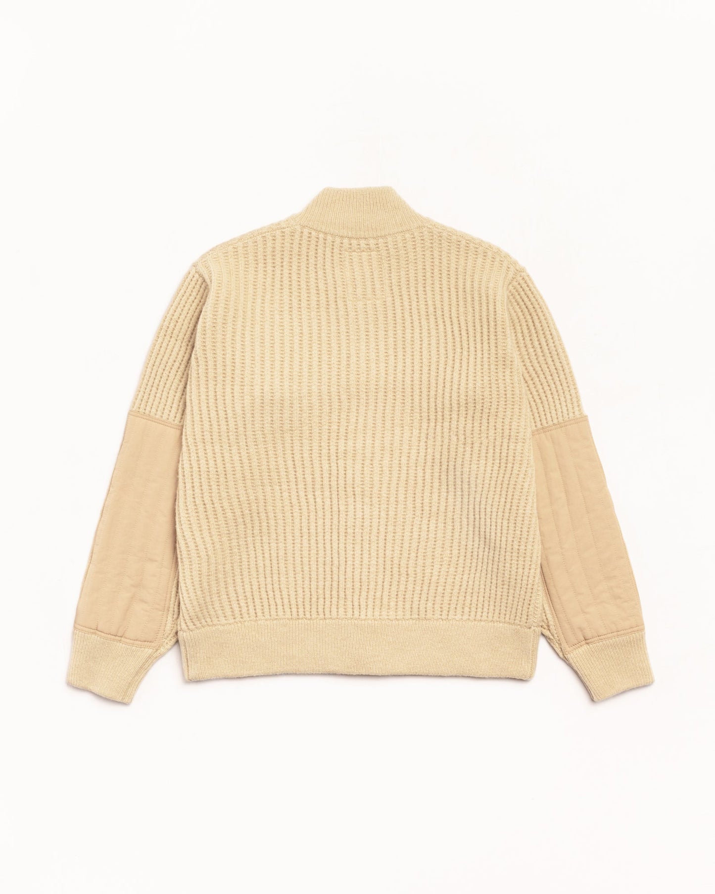 LAMBS WOOL ZIP SWEATER