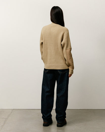 LAMBS WOOL ZIP SWEATER