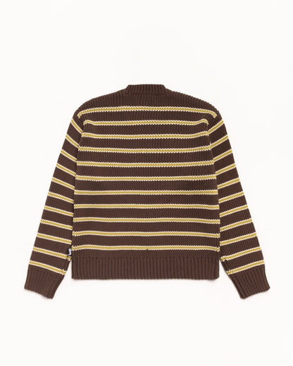 CHUNKY COTTON STRIPE SWEATER