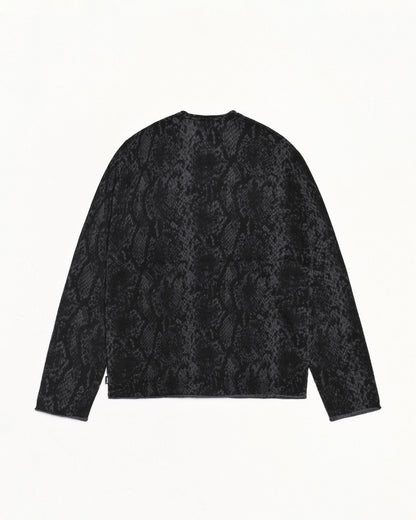 PYTHON FINE WOOL SWEATER