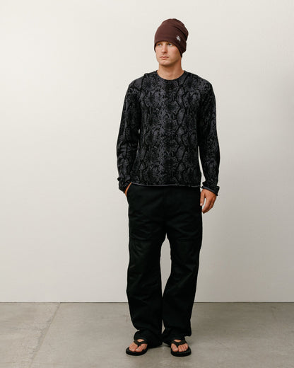 PYTHON FINE WOOL SWEATER