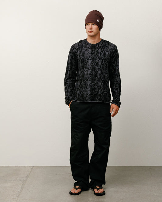 PYTHON FINE WOOL SWEATER