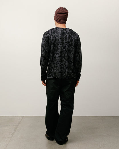 PYTHON FINE WOOL SWEATER