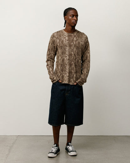 PYTHON FINE WOOL SWEATER