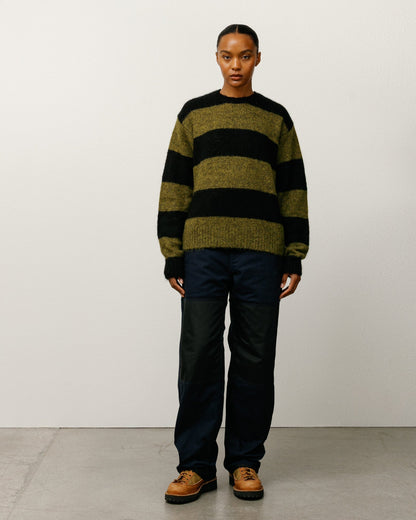 MOHAIR STRIPE SWEATER