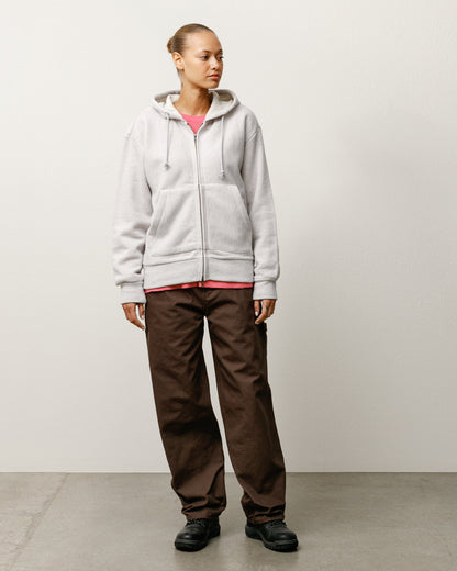 PATCH ZIP KNIT HOODIE