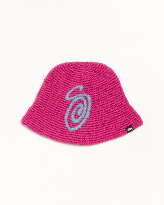 BUCKET HAT SWIRLY S KNIT