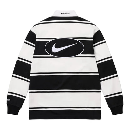 Supreme x Nike Stripe Rugby Black