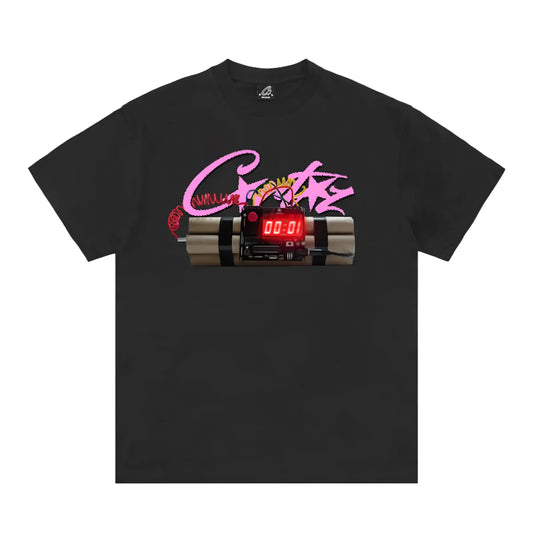 Corteiz No Time 4 Luv Tee Black