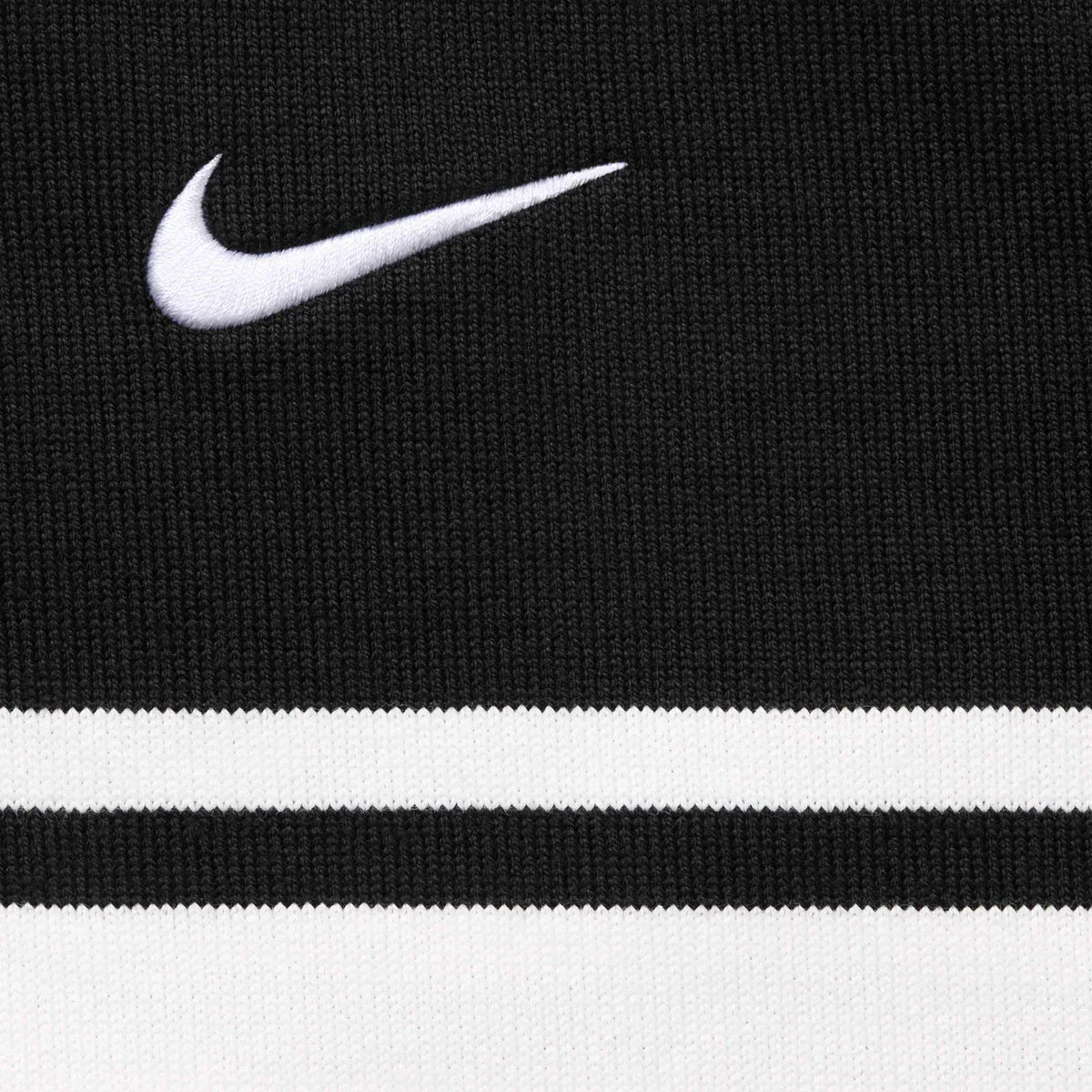 Supreme x Nike Stripe Rugby Black