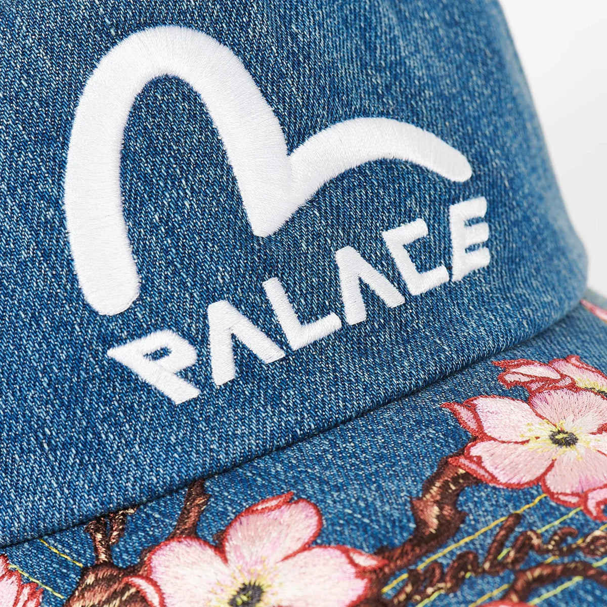 Palace x Evisu Denim And Mesh Trucker Stone Wash