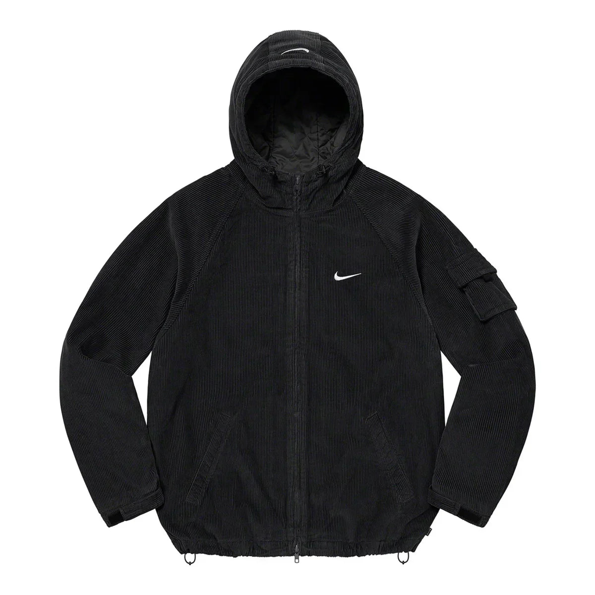 Supreme Nike Arc Corduroy Hooded Jacket Black