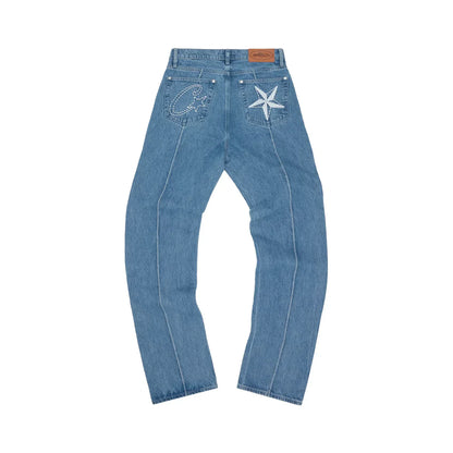 Veste Trucker et Jean en Denim Corteiz C-Star