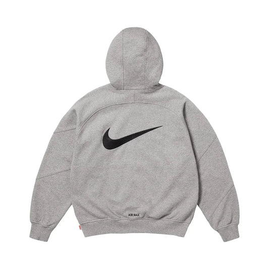 Supreme x Nike Zip Up Hooded Sweatshirt (SS25) Grey