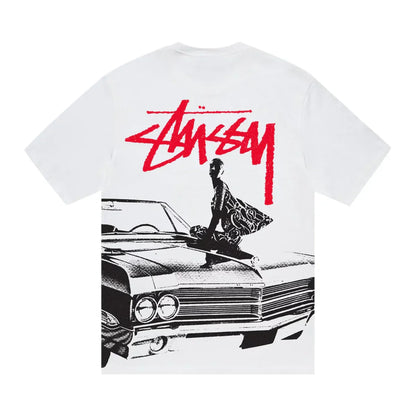 Stussy Beat Crazy Tee White