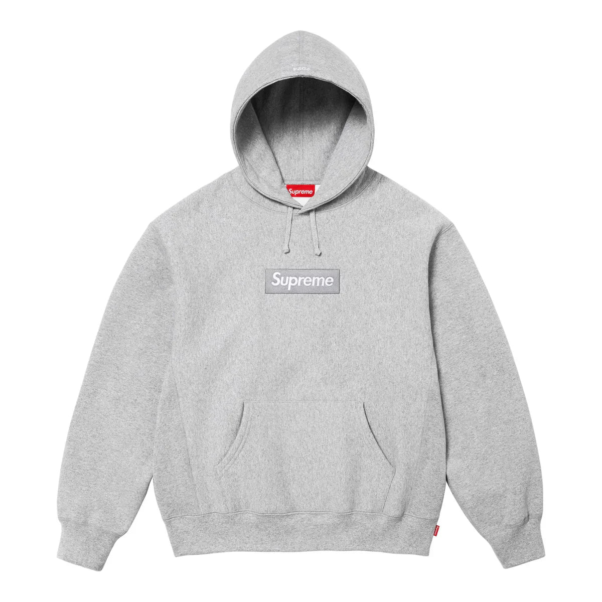 Supreme Box Logo Hooded Sweatshirt FW24 Heather Grey