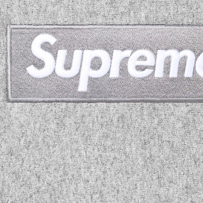 Supreme Box Logo Hooded Sweatshirt FW24 Heather Grey