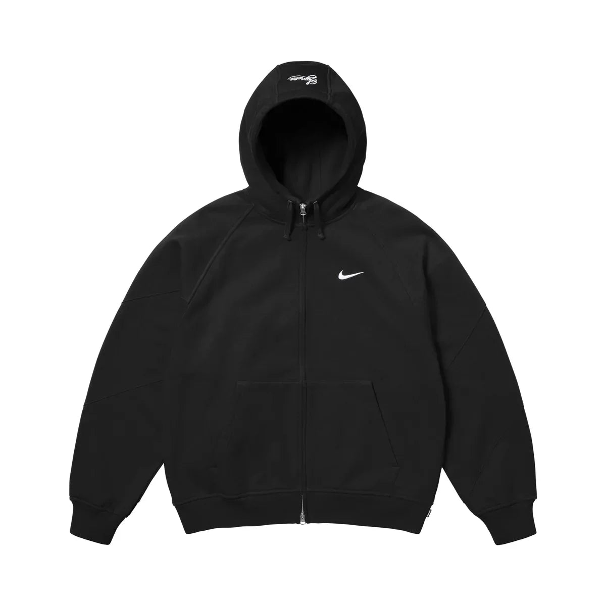 Supreme x Nike Zip Up Hooded Sweatshirt (SS25) Black