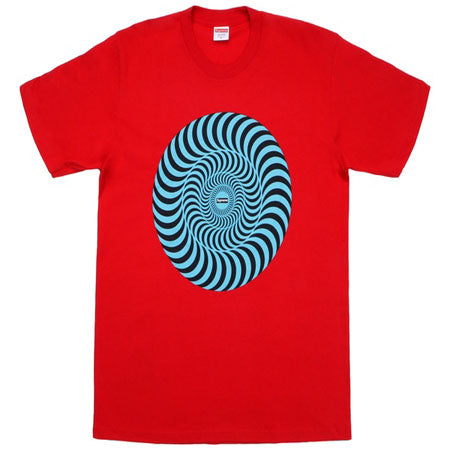 Supreme Spitfire Classic Swirl T-Shirt- Red